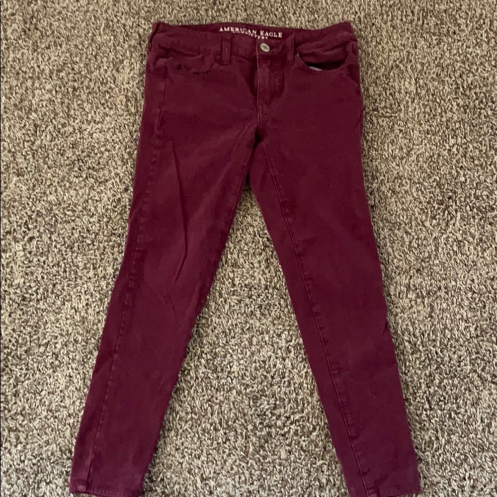 Crimson Jeggings